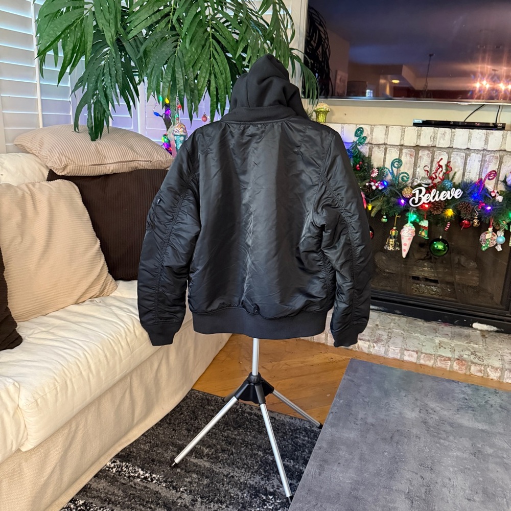Alpha Industries Black Bomber Jacket
